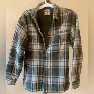 RedHead Fleece-Lined Flannel Plaid Long-Sleeve Shirt